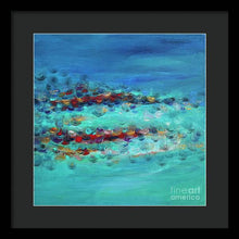 Tiptoeing in the Rain - Framed Print