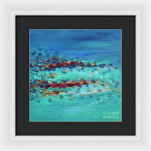 Tiptoeing in the Rain - Framed Print
