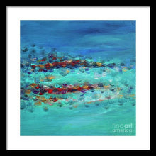Tiptoeing in the Rain - Framed Print