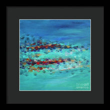 Tiptoeing in the Rain - Framed Print