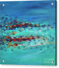 Tiptoeing in the Rain - Acrylic Print