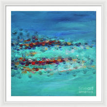 Tiptoeing in the Rain - Framed Print