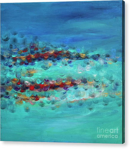 Tiptoeing in the Rain - Acrylic Print