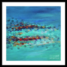 Tiptoeing in the Rain - Framed Print
