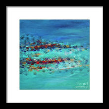 Tiptoeing in the Rain - Framed Print