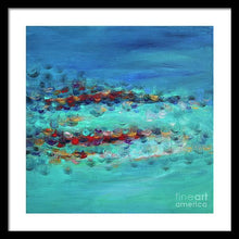 Tiptoeing in the Rain - Framed Print