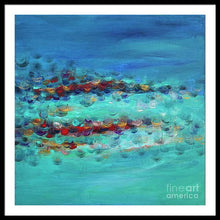Tiptoeing in the Rain - Framed Print