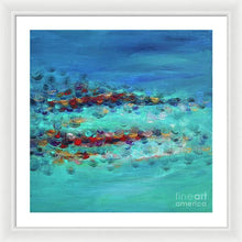 Tiptoeing in the Rain - Framed Print