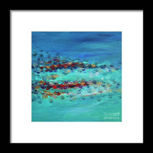 Tiptoeing in the Rain - Framed Print