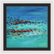 Tiptoeing in the Rain - Framed Print